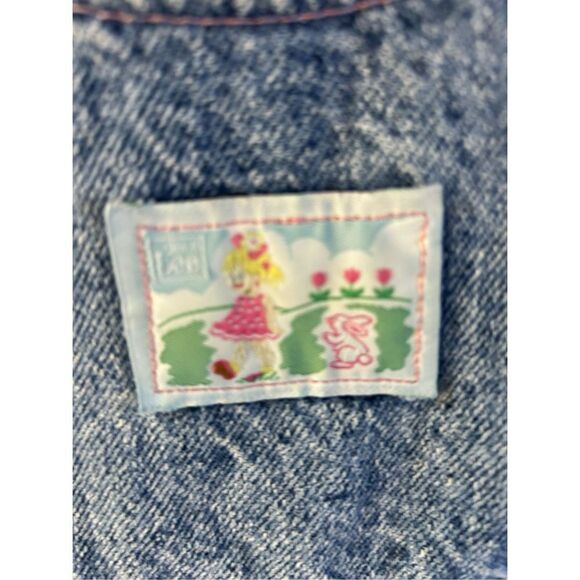 Lee girls size 5 denim dress Vintage USA Bunny Union Tag Rare #34783 - Picture 2 of 10
